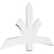 Ekena Millwork Davenport Architectural Grade PVC Gable Bracket, 60"W x 35"H x 2"D x 6"F, 14/12 Pitch GBP060X35X0206DAV00 - alternate 1